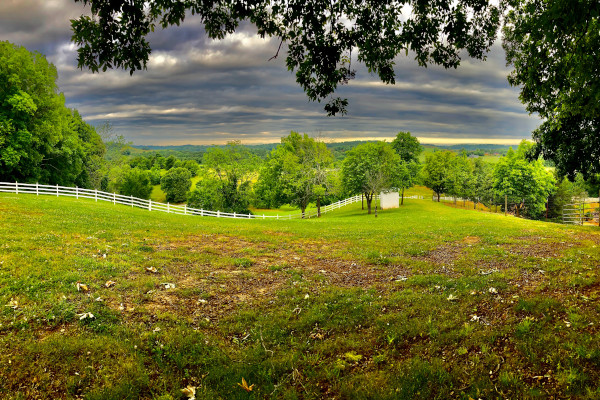 Tennessee country side scene representing acreage and land Real Estate opportunities in Tennessee